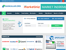 Tablet Screenshot of bankalar.org